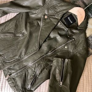 Leather Jacket Madewell NWOT
